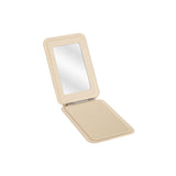 Tarjetero multiposición y espejo de alta resistencia color Crema para iPhone