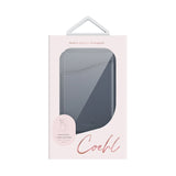 Tarjetero multiposición y espejo de alta resistencia color Azul Zafiro para iPhone