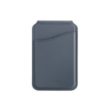 Tarjetero multiposición y espejo de alta resistencia color Azul Zafiro para iPhone