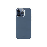 Funda con acentos dorados, compatible con MagSafe color Azul Zafiro para iPhone 15 Pro