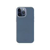 Funda con acentos dorados, compatible con MagSafe color Azul Zafiro para iPhone 15 Pro Max
