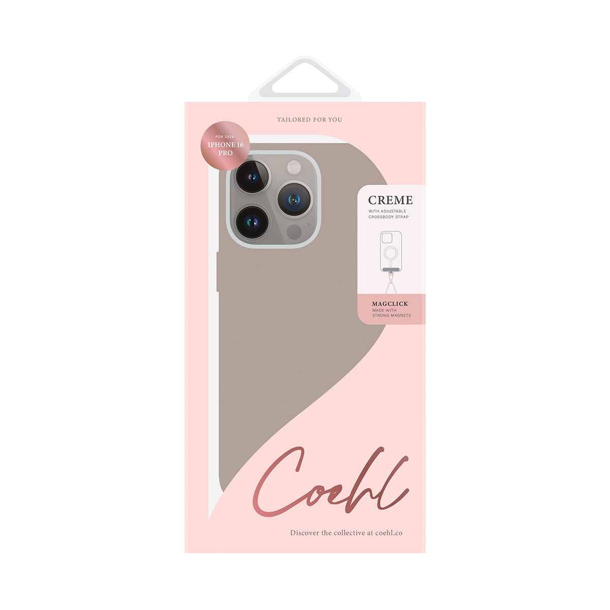 CRÈME (MagClick™) Funda para iPhone 16 Pro
