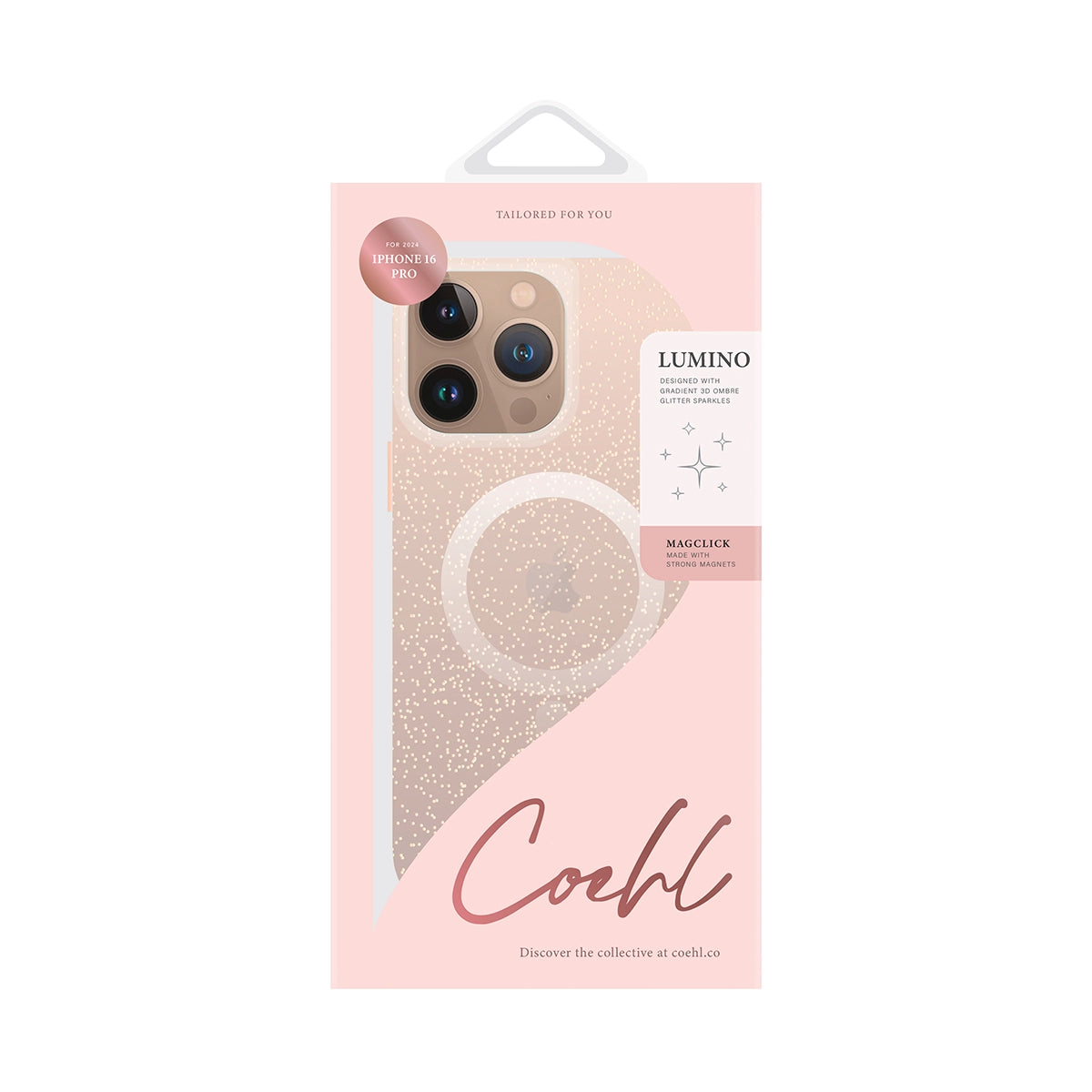 LUMINO (MagClick™) Funda para iPhone 16 Pro