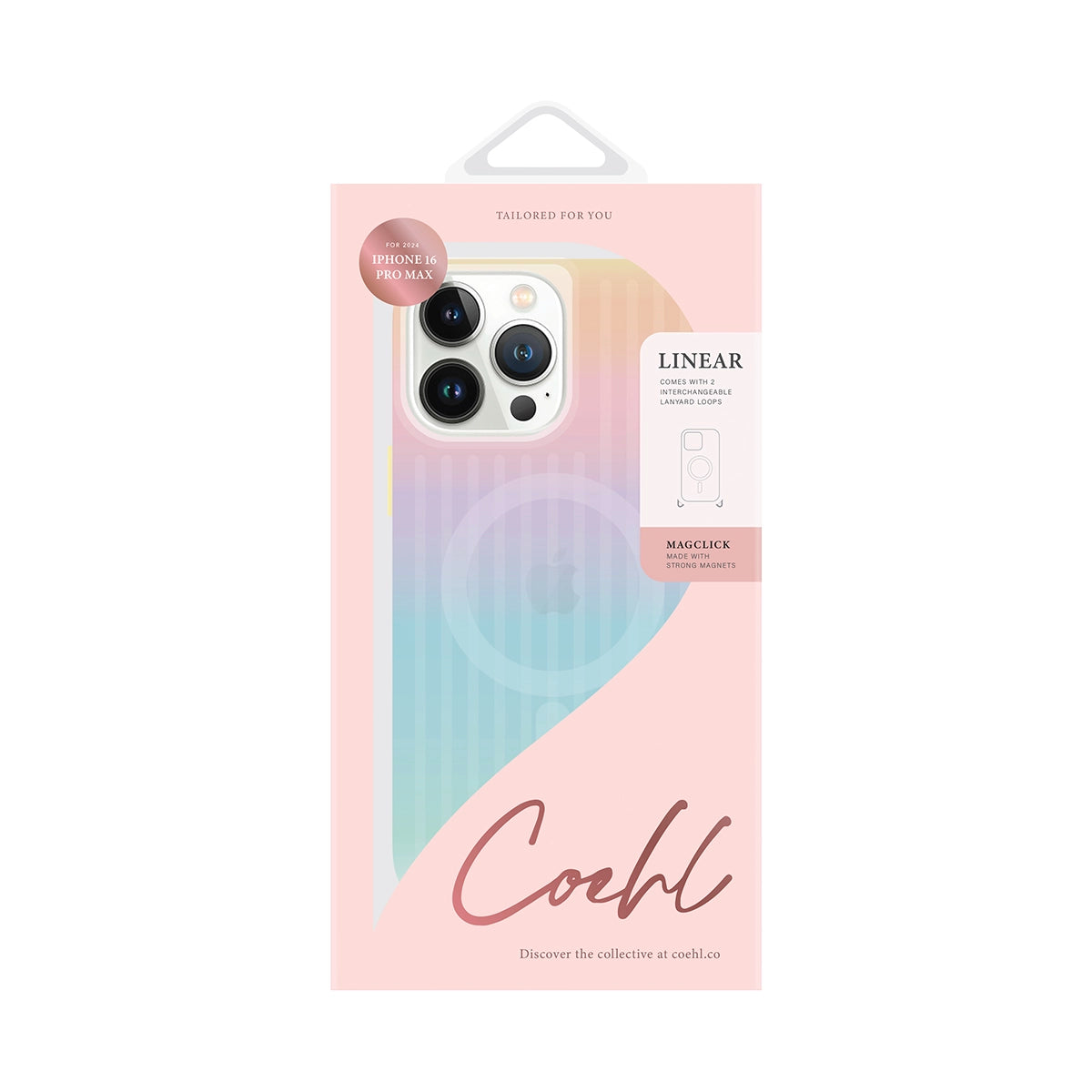 LINEAR (MagClick™) Funda para iPhone 16 Pro Max